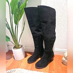 American Rag - Black suede over the knee boots - size 8M